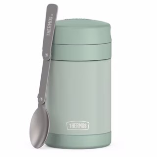 Thermos Vaccum Insulated Stainless Steel Food Jar with spoon, 16 oz 