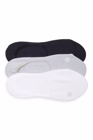 Zella Assorted No-Show Sneaker Socks (3 Pack)