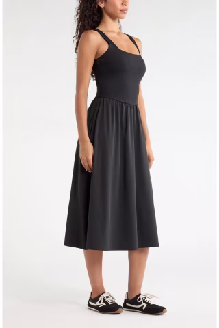 Zella Effortless Sleeveless Midi Dress