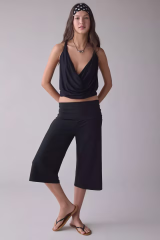 Out From Under Bec Cropped Gaucho Pants