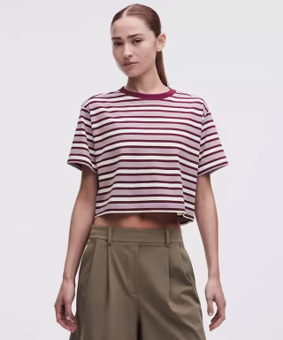 Lululemon All Yours Organic Cotton Cropped T-Shirt