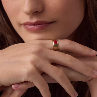 Gorjana Amour Helium Heart Statement Ring
