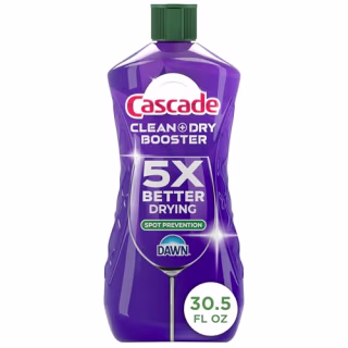 Cascade Rinse Aid Clean & Dry Booster Dishwasher Liquid