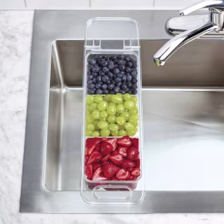 Copco Over the Sink Colander Fridge Storage Bin