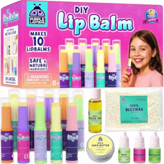 Purple Ladybug DIY Lip Balm Kit