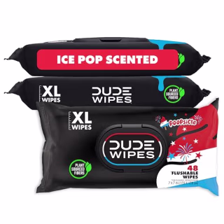 Dude Wipes Flushable Wipes