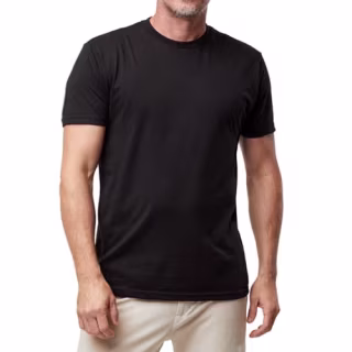 Fresh Clean Threads Men's Short Sleeve Crew Neck Premium Tee