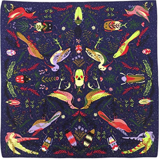 Julunar Satin Large Square Scarf