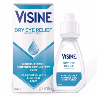 Visine Dry Eye Relief Lubricant Eye Drops