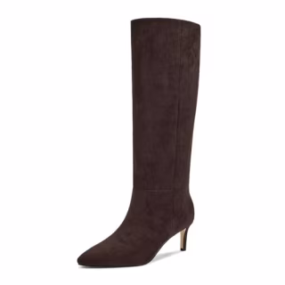 Wetkiss Suede Knee High Boots