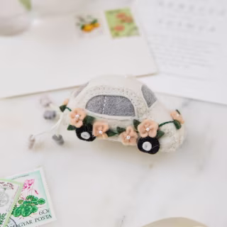 Craftspring Just Married Wedding Car Ornament