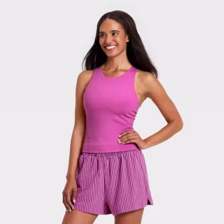 All in Motion Super Flex High Neck Racerback Support Tank Top
