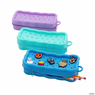 Rubber Charm Pencil Cases