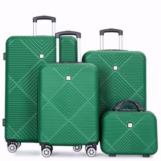 Tripcomp Hardside Carry On Luggage Set