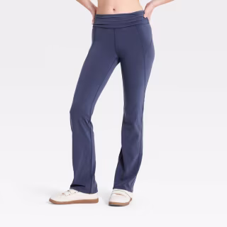JoyLab Washed Jersey Mini Flare Pants