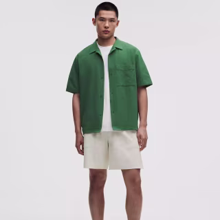 Lululemon Airing Easy Camp-Collar Shirt Textured