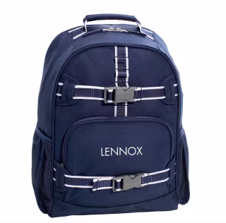 Mackenzie Navy Trim Solid Backpack