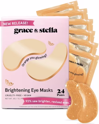 Grace & Stella Brightening Eye Patches for Dark Circles (24 Pairs)