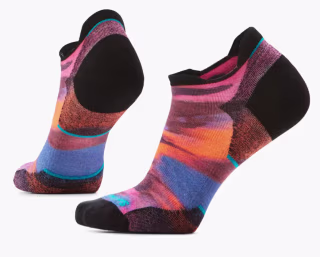 Smartwool Women's Run Targeted Cushion Brushed Print Low Ankle Socks