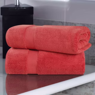 Superior Soft Oversized Cotton Bath Sheets (Set of 2)