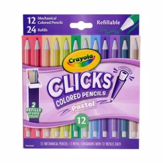 Crayola Clicks Mechanical Colored Pencils and Refills