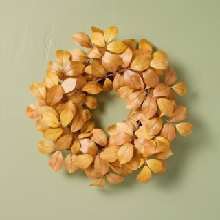 Hearth & Hand with Magnolia Mini Yellow Aspen Wreath