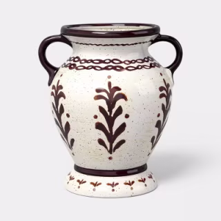 Threshold Painted Ceramic Vase