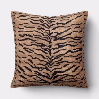 Threshold Square Tiger Stripe Pillow