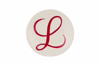 Letter Monogram Plate