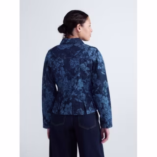 Free Assembly Pleated Peplum Jacket