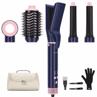 Parwin Pro Beauty Five-in-One Dual Voltage Hot Air Multi-Styler Hair Tool