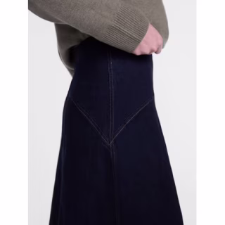 Scenario Flare Denim Skirt