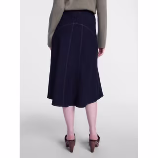 Scenario Flare Denim Skirt