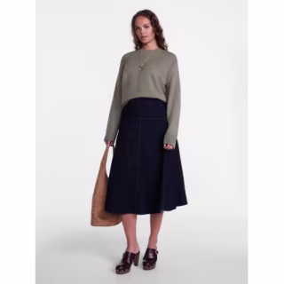 Scenario Flare Denim Skirt