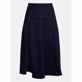 Scenario Flare Denim Skirt