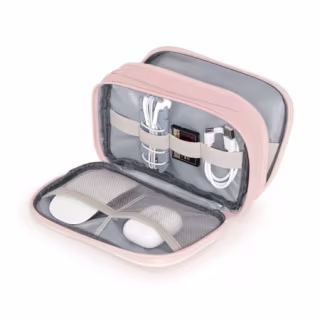 U Brands Navy Canvas Tech Organizer 