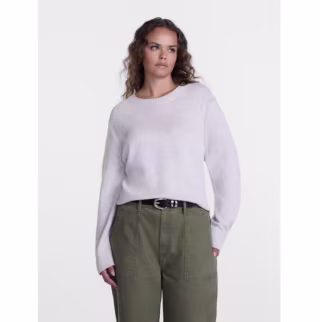 Scenario Cozy Crewneck Sweater with Long Sleeves