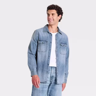 Goofellow & Co Men's Denim Long Sleeve Layer