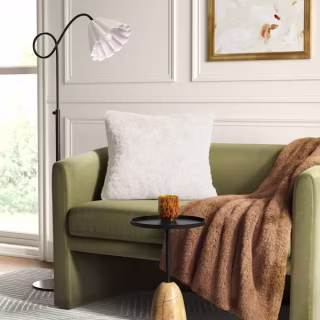Threshold Oversized Square Faux Shearling Throw Pillow