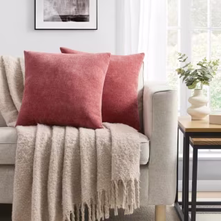 Mainstays Chenille Decorative Pillow Set