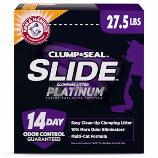 Arm & Hammer Clump & Seal Slide Platinum Cat Litter