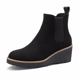 Athlefit Platform Wedge Chelsea Ankle Boots
