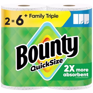 Bounty Paper Towels Quick Size
