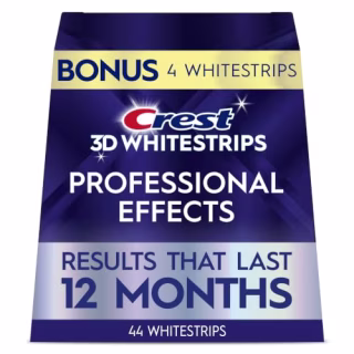 Crest 3D Whitestrips Professional Effects, 44 Strips (22 Count)