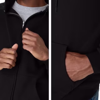 Hanes Men's Hoodie Fleece Zip-up Sweatshirt
