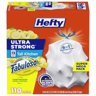 Hefty Ultra Strong 13-Gallon Trash Bags (110 Bags)

