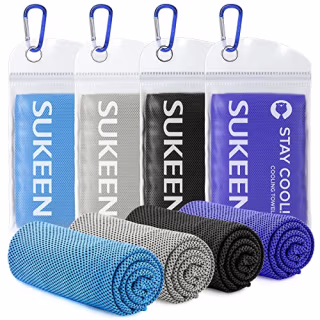 Sukeen Cooling Towels, 4-Pack