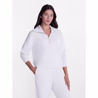 Avia Quarter-Zip ScubaKnit Pullover