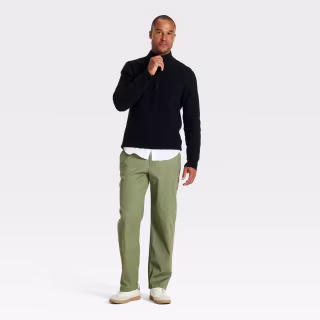 Goodfellow & Co Men's Comfort Wear 1/4 Zip Sweater