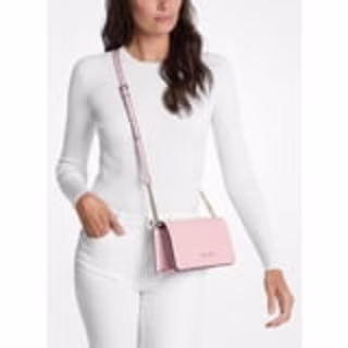Michael Kors Jet Set Medium Signature Logo Crossbody Bag